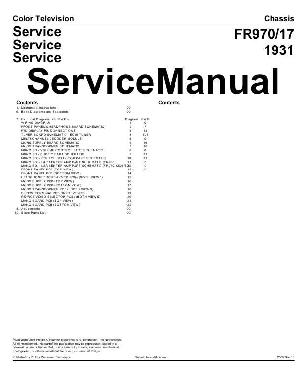 Сервисная инструкция Philips FR-960, FR-970, MX-975D ― Manual-Shop.ru