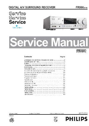 Сервисная инструкция Philips FR-996 ― Manual-Shop.ru