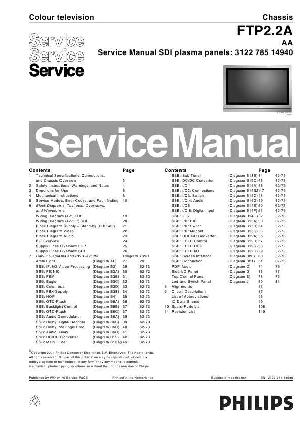 Сервисная инструкция Philips FTP2.2A AA ― Manual-Shop.ru