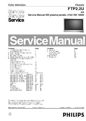 Сервисная инструкция Philips FTP2.2U AA ― Manual-Shop.ru