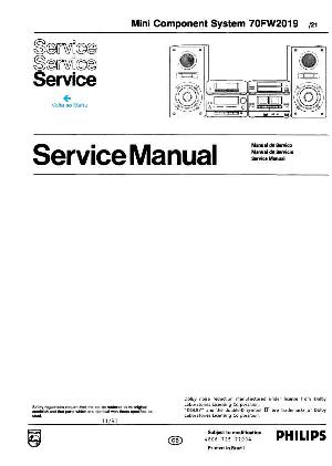 Service manual Philips FW-2019 ― Manual-Shop.ru