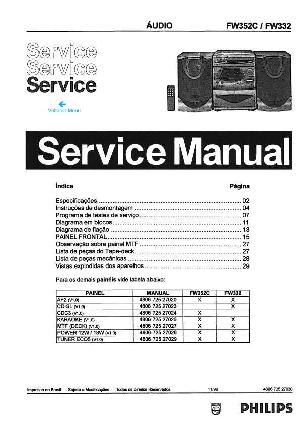 Сервисная инструкция Philips FW-332, FW-352C ― Manual-Shop.ru