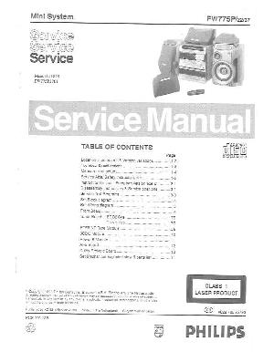 Service manual Philips FW-775P ― Manual-Shop.ru