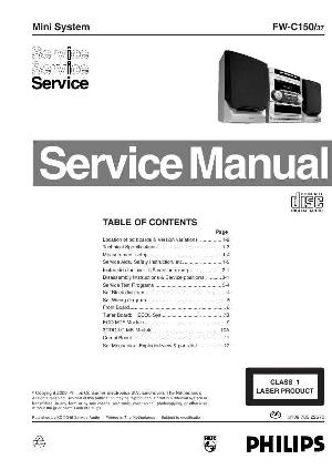 Сервисная инструкция Philips FW-C150 ― Manual-Shop.ru