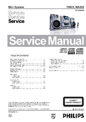 Service manual Philips FW-C5, MAS55 ― Manual-Shop.ru