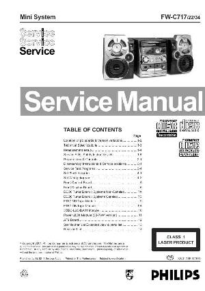 Service manual Philips FW-C717 ― Manual-Shop.ru