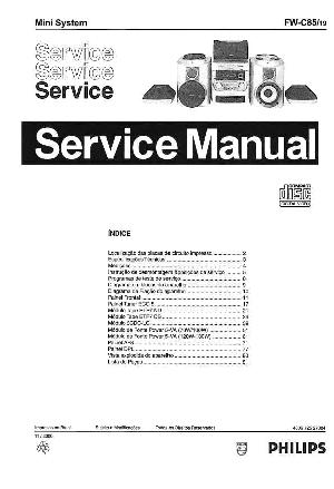 Сервисная инструкция Philips FW-C85 ― Manual-Shop.ru