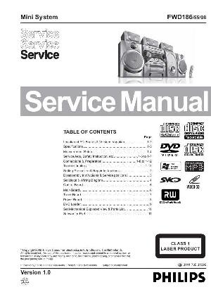 Сервисная инструкция Philips FW-D186 ― Manual-Shop.ru