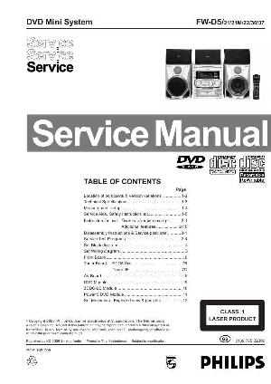 Service manual Philips FW-D5 ― Manual-Shop.ru