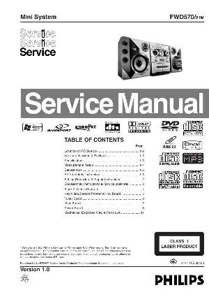 Сервисная инструкция Philips FW-D570 ― Manual-Shop.ru