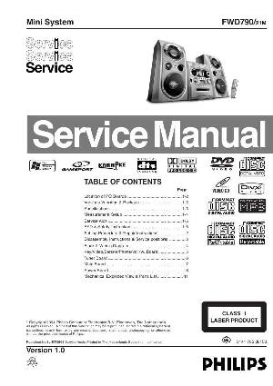 Сервисная инструкция Philips FW-D790 ― Manual-Shop.ru