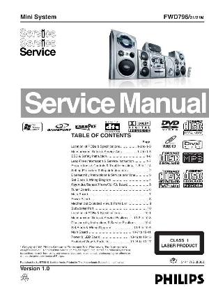 Сервисная инструкция Philips FW-D796 ― Manual-Shop.ru