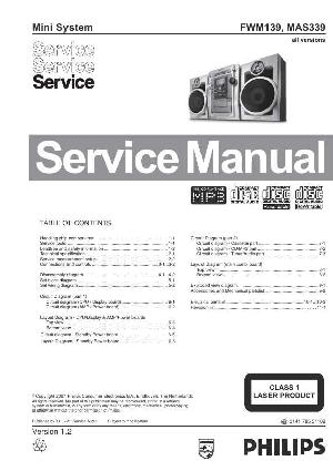 Сервисная инструкция Philips FW-M139, MAS339 ― Manual-Shop.ru