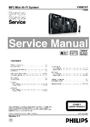 Сервисная инструкция Philips FW-M197 ― Manual-Shop.ru