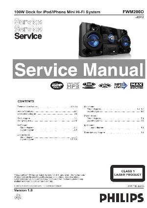 Сервисная инструкция Philips FW-M200D ― Manual-Shop.ru
