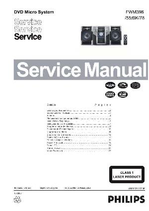 Сервисная инструкция Philips FW-M396 ― Manual-Shop.ru