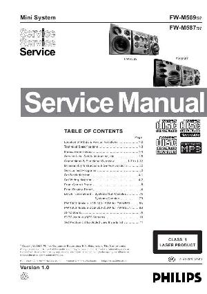 Сервисная инструкция Philips FW-M569, FW-M587 ― Manual-Shop.ru