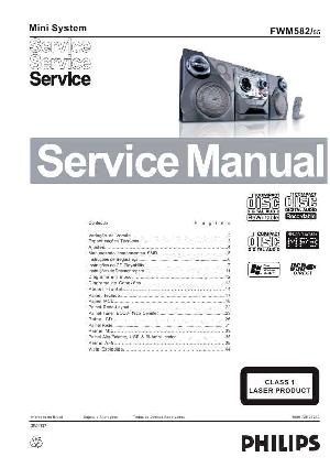 Сервисная инструкция Philips FW-M582 ― Manual-Shop.ru