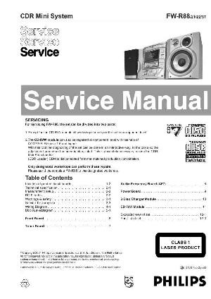 Сервисная инструкция Philips FW-R88 ― Manual-Shop.ru