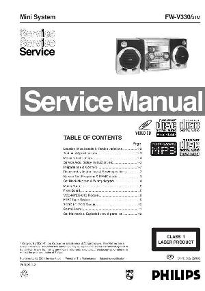 Сервисная инструкция Philips FW-V330 ― Manual-Shop.ru