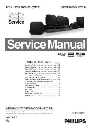 Сервисная инструкция Philips HTS-2500 ― Manual-Shop.ru