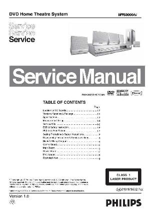 Сервисная инструкция Philips HTS-3000 ― Manual-Shop.ru