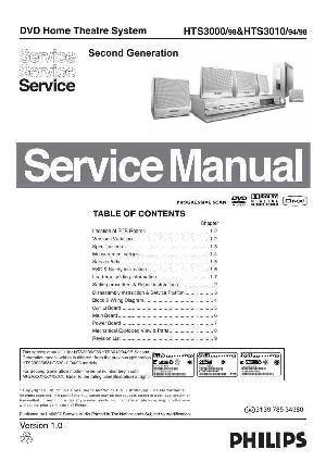 Сервисная инструкция Philips HTS-3000, HTS-3010 ― Manual-Shop.ru