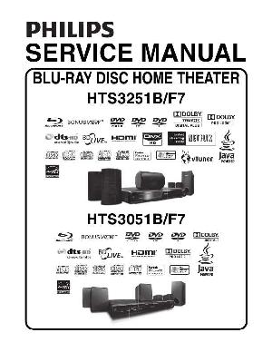 Сервисная инструкция Philips HTS-3051B, HTS-3251B, F7 ― Manual-Shop.ru