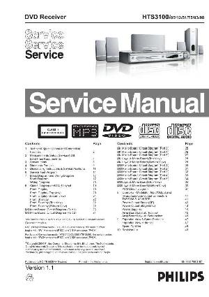 Сервисная инструкция Philips HTS-3100 ― Manual-Shop.ru