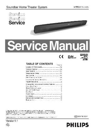 Service manual Philips HTS-3111 ― Manual-Shop.ru