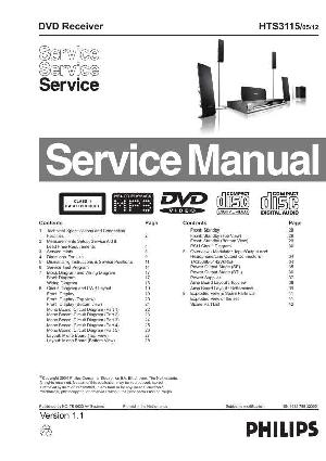 Сервисная инструкция Philips HTS-3115 ― Manual-Shop.ru