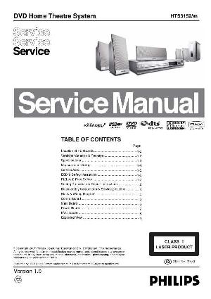 Сервисная инструкция Philips HTS-3152 ― Manual-Shop.ru