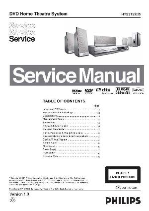 Сервисная инструкция Philips HTS-3152/55 ― Manual-Shop.ru