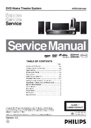 Сервисная инструкция Philips HTS-3154 ― Manual-Shop.ru