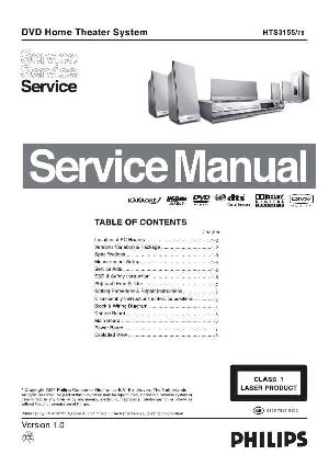 Сервисная инструкция Philips HTS-3155 ― Manual-Shop.ru