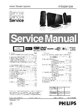 Сервисная инструкция Philips HTS-3220 ― Manual-Shop.ru