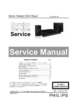 Сервисная инструкция Philips HTS-3261 ― Manual-Shop.ru