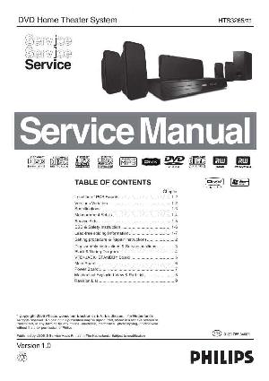 Сервисная инструкция Philips HTS-3265 1st-GEN ― Manual-Shop.ru