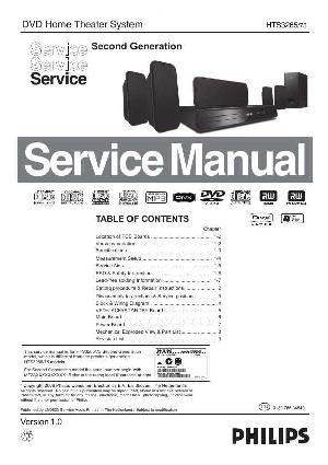 Сервисная инструкция Philips HTS-3265 2st-GEN ― Manual-Shop.ru