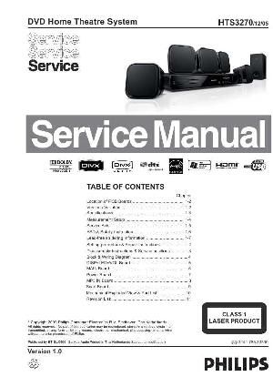 Сервисная инструкция Philips HTS-3270 ― Manual-Shop.ru