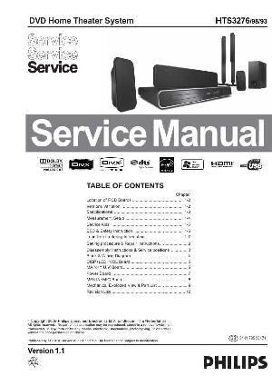 Сервисная инструкция Philips HTS-3276 ― Manual-Shop.ru