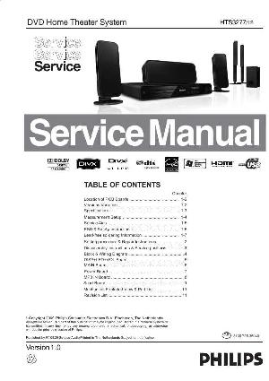 Сервисная инструкция Philips HTS-3277 ― Manual-Shop.ru