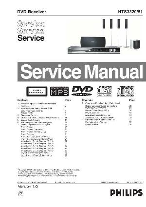 Сервисная инструкция Philips HTS-3320 ― Manual-Shop.ru