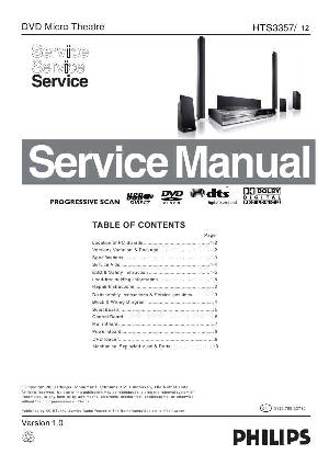 Сервисная инструкция Philips HTS-3357 ― Manual-Shop.ru