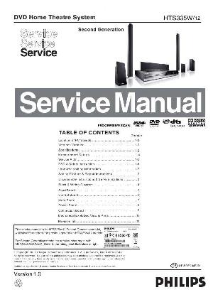 Сервисная инструкция Philips HTS-335W 2ND GENERATION ― Manual-Shop.ru
