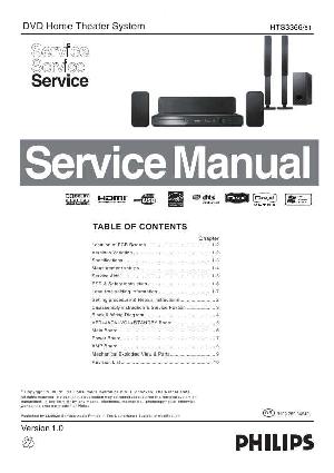 Сервисная инструкция Philips HTS-3366 ― Manual-Shop.ru