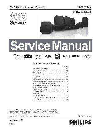 Сервисная инструкция Philips HTS-3371, HTS-3378 ― Manual-Shop.ru