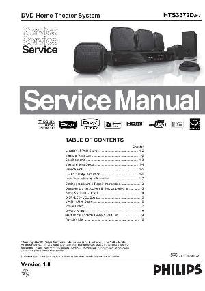 Сервисная инструкция Philips HTS-3372D ― Manual-Shop.ru