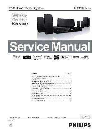 Сервисная инструкция Philips HTS-3375 ― Manual-Shop.ru