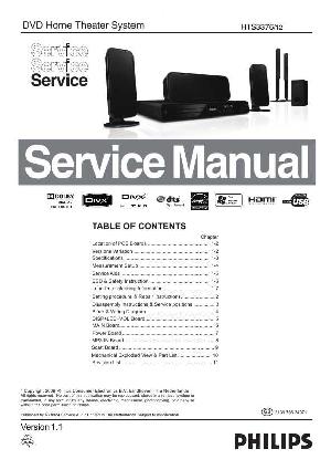 Сервисная инструкция Philips HTS-3376 ― Manual-Shop.ru